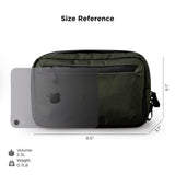 ALPAKA Elements Tech Case Max X - Pac VX21 - Transforms into Sling Bag with Adjustable Strap, Weatherproof Fabric, Lockable YKK Zippers fits iPad Mini 6, Electronics, EDC Gears, Dark Green