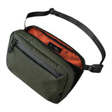 ALPAKA Elements Tech Case - Travel Organizer Pouch for Electronics, Cables, EDC with Weatherproof Fabrics, YKK Zippers (Dark Green VX21)