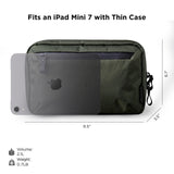 ALPAKA Elements Tech Case - Travel Organizer Pouch for Electronics, Cables, EDC with Weatherproof Fabrics, YKK Zippers (Dark Green VX21)