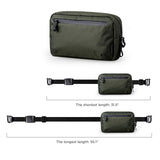 ALPAKA Elements Tech Case - Travel Organizer Pouch for Electronics, Cables, EDC with Weatherproof Fabrics, YKK Zippers (Dark Green VX21)