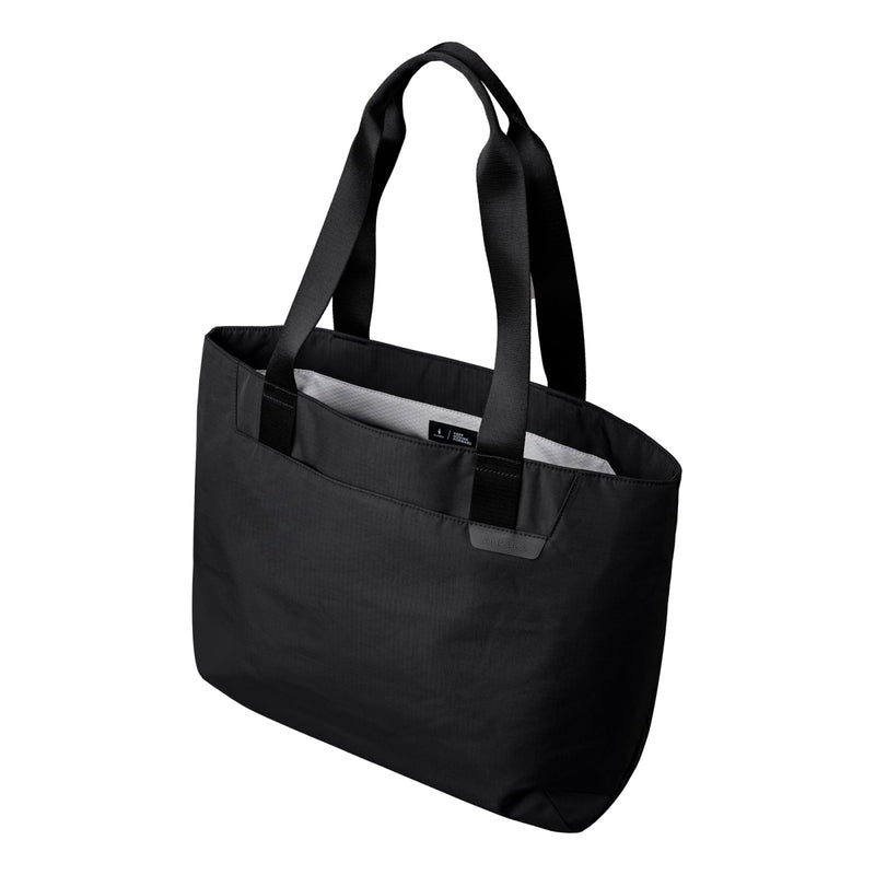 ALPAKA Elements Tote 20 L - Spacious Interior Tote Bag with Foldable,Semi - padded Sleeve fits 16" Laptop, Built In Bottle Pocket,Magnetic Closure,Waterproof Fabric,Carabiner Loops,Black Axoflux 210D