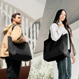 ALPAKA Elements Tote 20 L - Spacious Interior Tote Bag with Foldable,Semi - padded Sleeve fits 16" Laptop, Built In Bottle Pocket,Magnetic Closure,Waterproof Fabric,Carabiner Loops,Black Axoflux 210D