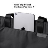 ALPAKA Elements Tote 20 L - Spacious Interior Tote Bag with Foldable,Semi - padded Sleeve fits 16" Laptop, Built In Bottle Pocket,Magnetic Closure,Waterproof Fabric,Carabiner Loops,Black Axoflux 210D
