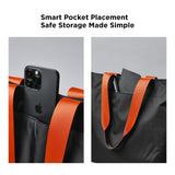 ALPAKA Elements Tote Bag 14.5L - Travel Totes with Durable, Foldable, Self - Standing, 6 Internal Pockets, Magnetic Suction wtihout Zipper, Weatherproof Fabric for Daily