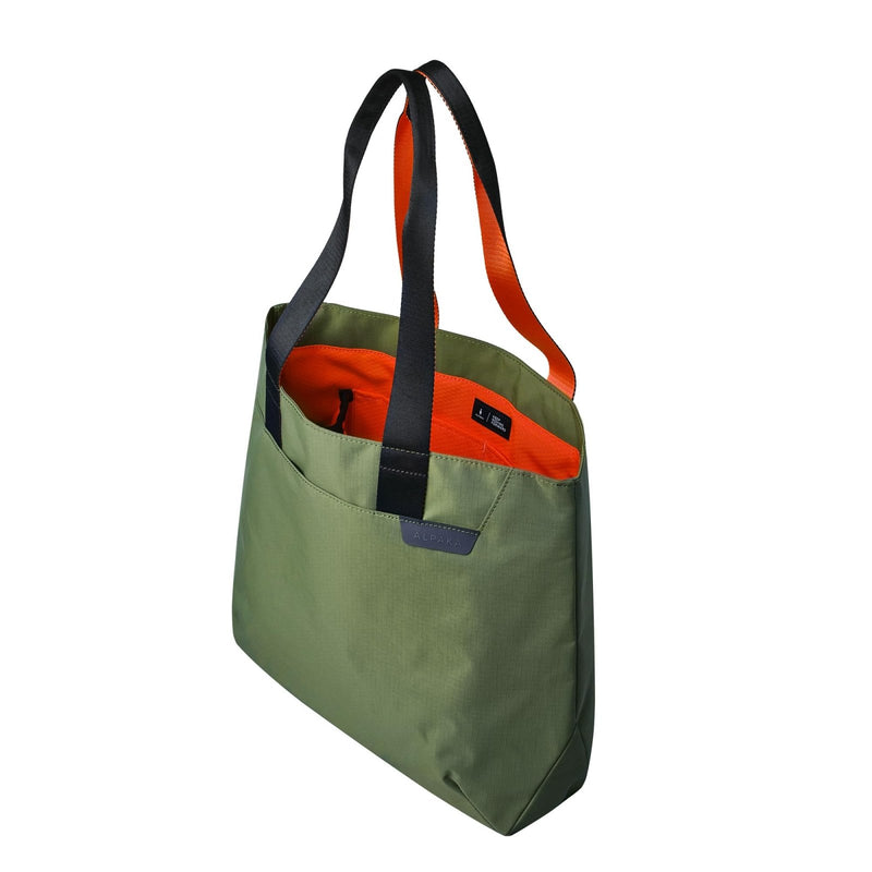 ALPAKA Elements Tote Bag 14.5L - Travel Totes with Durable, Foldable, Self - Standing, 6 Internal Pockets, Magnetic Suction wtihout Zipper, Weatherproof Fabric for Daily