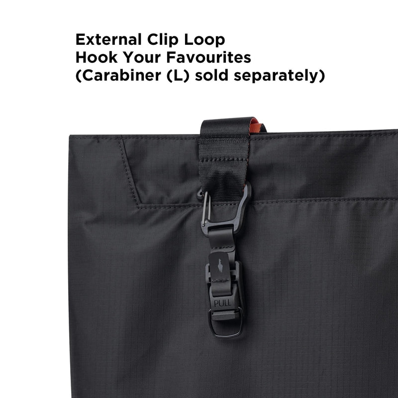 ALPAKA Elements Tote Bag 14.5L - Travel Totes with Durable, Foldable, Self - Standing, 6 Internal Pockets, Magnetic Suction wtihout Zipper, Weatherproof Fabric for Daily