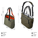 ALPAKA Elements Tote Bag 14.5L - Travel Totes with Durable, Foldable, Self - Standing, 6 Internal Pockets, Magnetic Suction wtihout Zipper, Weatherproof Fabric for Daily