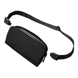 ALPAKA Flight Pouch - Mens Travel Bag Crossbody Phone Case, 0.3L Travel Purse for men,Water-resistant Fabric, Adjustable & Detachable Shoulder Strap, YKK Zipper,Travel Wallet Black