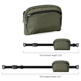 ALPAKA Flight Sling 2L - Crossbody Sling Bag For Men Travel Lightweight,Portable, Packable, with Quick Release Shoulder Strap and Magnetic Buckle - Integrated Key Leash - WeatherProof,Green Axoflux 210
