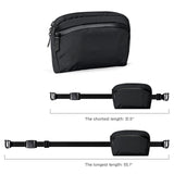 ALPAKA Flight Sling 2L - Crossbody Sling Bag Portable, Packable, Ajustable & Detachable Shoulder Strap, Weatherproof Fabrics, YKK Zippers, Men Travel Bags Fits iPad Mini, Black Axoflux 210