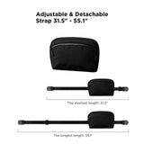 ALPAKA Flight Sling 2L - Small Sling Bag For Men Travel Lightweight,Portable, Packable, with Quick Release Shoulder Strap - Integrated Key Leash - WeatherProof,Black Axoflux 400
