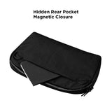 ALPAKA Flight Sling 2L - Small Sling Bag For Men Travel Lightweight,Portable, Packable, with Quick Release Shoulder Strap - Integrated Key Leash - WeatherProof,Black Axoflux 400