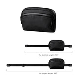ALPAKA Flight Sling Bag 1L - Small Men's Crossbody Bag with YKK Zipper, Adjustable & Detachable Shoulder Strap, Weather - resistant Fabric Compact EDC Sling for Daily Essentials (Black X - Pac VX42)
