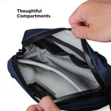 ALPAKA Go Sling Nano 1.6L Compact Camera Sling Bag for Men - Small EDC Crossbody Bag for Point & Shoot Cameras (Blue)