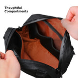 ALPAKA Go Sling Nano 1.6L Compact Camera Sling Bag for Men - Small EDC Crossbody Bags for Point & Shoot Cameras - Weatherproof Shoulder Bag with Detachable Strap (8.6"x5.3"x3.2") - Black X - Pac VX21