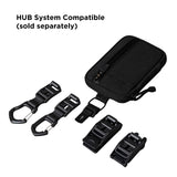 ALPAKA HUB Pouch Pro EDC Organizer - Small Tool Pouch for Electronics, Cables with YKK Zipper, Daily Use and Travel - Black Axogrid 300D Weatherproof UV Resistant Fabric