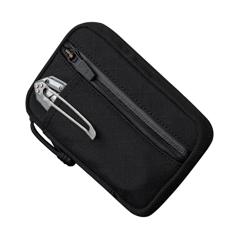 ALPAKA HUB Pouch Pro EDC Organizer - Small Tool Pouch for Electronics, Cables with YKK Zipper, Daily Use and Travel - Black Axogrid 300D Weatherproof UV Resistant Fabric