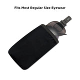 ALPAKA HUB Sunglasses Pouch - Microfibre Lined Stretch Holder with Anti Scratch Nylon 840D Weatherproof Fabric Travel Glasses Small Organizer Men & Women - HUB Clip Attaches Backpack Strap