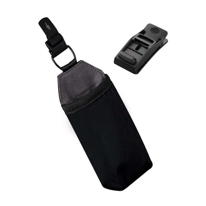 ALPAKA HUB Sunglasses Pouch - Microfibre Lined Stretch Holder with Anti Scratch Nylon 840D Weatherproof Fabric Travel Glasses Small Organizer Men & Women - HUB Clip Attaches Backpack Strap