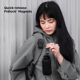 ALPAKA HUB Sunglasses Pouch - Microfibre Lined Stretch Holder with Anti Scratch Nylon 840D Weatherproof Fabric Travel Glasses Small Organizer Men & Women - HUB Clip Attaches Backpack Strap