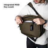ALPAKA Metro Backpack and HUB Carabiner(L) - 12L Fits a Thin 14" Laptop Small Backpack, Soft Touch Fleece Lined Laptop Sleeve; Quick Release Keychain with Magnetic Belt Clip - EDC Carabiner for Keys.