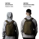 ALPAKA Metro Backpack and Zip Pouch Pro - 12L Fits a Thin 14" Laptop Small Backpack, Soft Touch Fleece Lined Laptop Sleeve, Slim Zipper Wallet with RFID Blocking, ID Card Holder, YKK Zippers