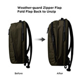 ALPAKA Metro Backpack Pro and Zip Pouch Pro - Fits 15.6" Laptop Business Travel Backpack with YKK Zippers, MOD Key Leash & Luggage Pass - through, Slim Zipper Wallet with RFID Blocking, ID Card Holder