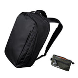 ALPAKA Metro Backpack Pro and Zip Pouch Pro - Fits 15.6" Laptop Business Travel Backpack with YKK Zippers, MOD Key Leash & Luggage Pass - through, Slim Zipper Wallet with RFID Blocking, ID Card Holder