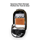 ALPAKA Metro Backpack,12L Small commuter Backpack - Fits Most 14" Laptops - Soft - touch fleece - lined device sleeve (Army Green)