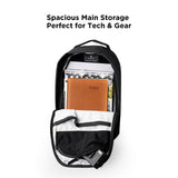 ALPAKA Metro Backpack,12L Small commuter Backpack - Fits Most 14" Laptops - Soft - touch fleece - lined device sleeve (Black)