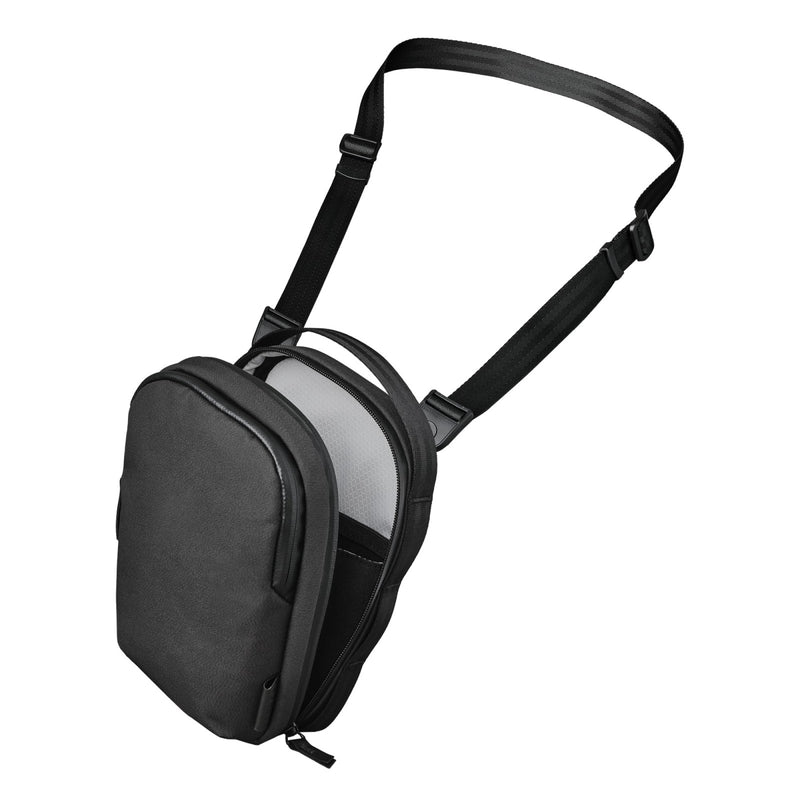 ALPAKA Metro Sling V2 RFID Blocking Crossbody Bag for Daily Commuting and Travel, Compact EDC Sling with Adjustable Strap, MOLLE Compatible, YKK Zippers, Recycled Axoflux 300D, Black