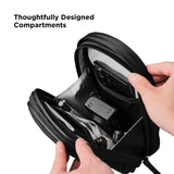 ALPAKA Metro Sling V2 RFID Blocking Crossbody Bag for Daily Commuting and Travel, Compact EDC Sling with Adjustable Strap, MOLLE Compatible, YKK Zippers, Recycled Axoflux 300D, Black