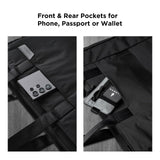 ALPAKA Metro Tote Bag and HUB Carabiner(L) - Build 16" Laptop & Tablet Sleeve with zipper, External Bottle Pocket,Luggage pass - through; EDC Carabiner for Keys - Tactical Gear & Backpack Accessories.
