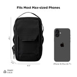 ALPAKA Modular Sling V2 - Mini Sling Bag for Phone, Magnetic Quick Access, EDC Crossbody Bag with Adjustable Strap, Black Axogrid 300D Weatherproof Fabric