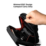 ALPAKA Modular Sling V2 - Mini Sling Bag for Phone, Magnetic Quick Access, EDC Crossbody Bag with Adjustable Strap, Black X - Pac VX21 Weatherproof Fabric