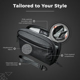 ALPAKA Toiletry Bag - Comes with a Shoulder and Wrist Strap - 2 Internal Dividers and 2 Mesh Pockets - Doubles as EDC Pouch - Optimally Sized Accordion - Style Toiletry Bag For Men