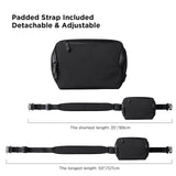 ALPAKA Vertex Pouch - Mens sling Bag, 3 Large Compartments, 9 Small Pockets, Fits iPad Mini, Electronics & Accessories, Removable Strap, Weatherproof 600D Fabric, Ideal for Daily Work