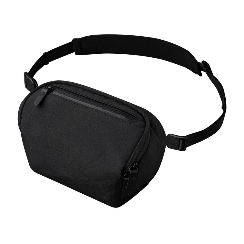 ALPAKA Vertex Pouch Mini 2L - EDC Sling Bag, Fits E - Readers and a Large Smart Phone or Small Essentials, Mens Crossbody Travel Bag, Weatherproof Black Axoflux 300D Fabric