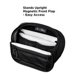 ALPAKA Vertex Pouch Mini 2L - EDC Sling Bag, Fits E - Readers and a Large Smart Phone or Small Essentials, Mens Crossbody Travel Bag, Weatherproof Black Axoflux 300D Fabric