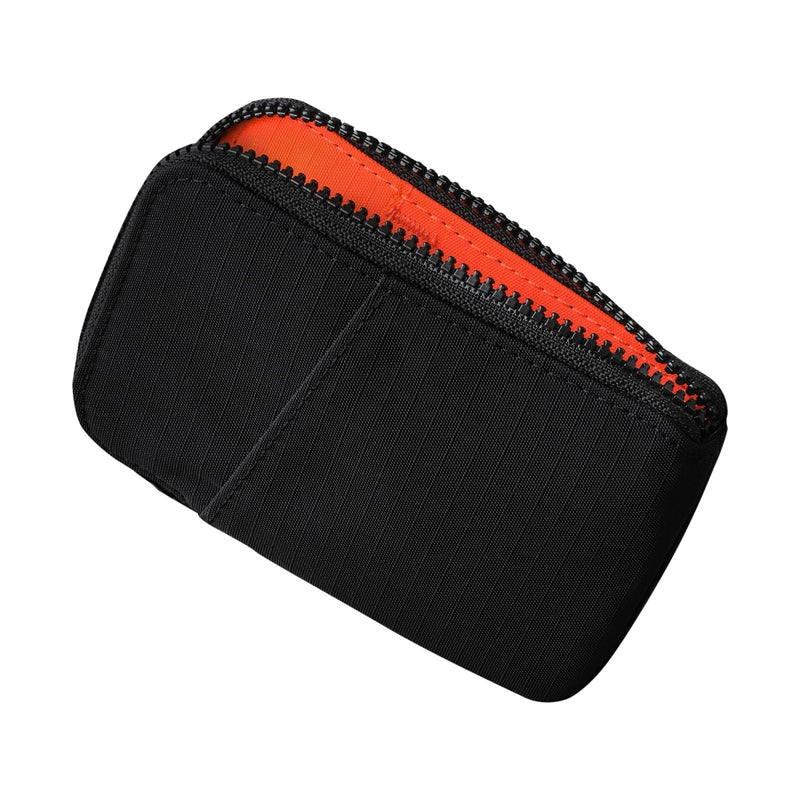 ALPAKA Zip Card Pouch - Card Wallet and Coin Pouch - Holds 12 - 20 Cards and Cash Holder with Black Axoflux, RFID Blocking Weatherproof Material