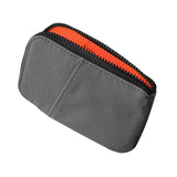 ALPAKA Zip Card Pouch - Card Wallet and Coin Pouch - Holds 12-20 Cards and Cash Holder with Grey Axoflux, RFID Blocking Weatherproof Material