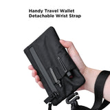 ALPAKA Zip Clutch Black X - Pac VX21 - Functions as Zipper Wallet and EDC Carrier - Weatherproof and RFID Blocking Material - 3 External Slots for EDC Gear - 3 Inside Pockets