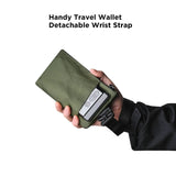 ALPAKA Zip Clutch Dark Green X - Pac VX21 - Functions as Zipper Wallet and EDC Carrier - Weatherproof and RFID Blocking Material - 3 External Slots for EDC Gear - 3 Inside Pockets