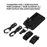 ALPAKA Zip Pouch Black X - Pac - RFID - Blocking Small Cash and Card Zip Wallet with Carbon Neutral, Weatherproof Fabrics, YKK Zipper, EDC Pouch for Men Travel