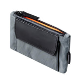 ALPAKA Zip Pouch Coin - Compact EDC Card Holder and Cash Wallet - RFID Blocking Minimalist Travel Wallet - Weatherproof Slate Grey X-Pac VX21 Fabric