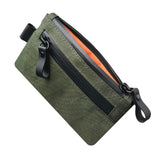 ALPAKA Zip Pouch Dark Green X - Pac - RFID - Blocking Small Cash and Card Zip Wallet with Carbon Neutral, Weatherproof Fabrics, YKK Zipper, EDC Pouch for Men Travel