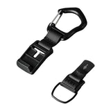 ALPAKA Zip Pouch Pro and HUB Carabiner(L) - Zipper Wallet - RFID Blocking Material - Three Multi - tool Slots - Holds 4 - 12 Cards ; Quick Release Keychain with Magnetic Belt Clip - EDC Carabiner