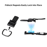 ALPAKA Zip Pouch Pro and HUB Carabiner(L) - Zipper Wallet - RFID Blocking Material - Three Multi - tool Slots - Holds 4 - 12 Cards ; Quick Release Keychain with Magnetic Belt Clip - EDC Carabiner