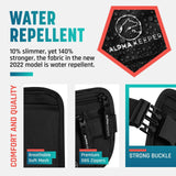 Alpha Keeper Hidden Travel Money Belt - RFID Blocking Waist Wallet & Passport Holder for Women and Men, Anti - Theft Slim Security Pouch