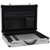 Alpine Swiss Executive Aluminum Briefcase Padded Laptop Briefcase For Men Hard Shell Attache Case Combo Lock Business Case